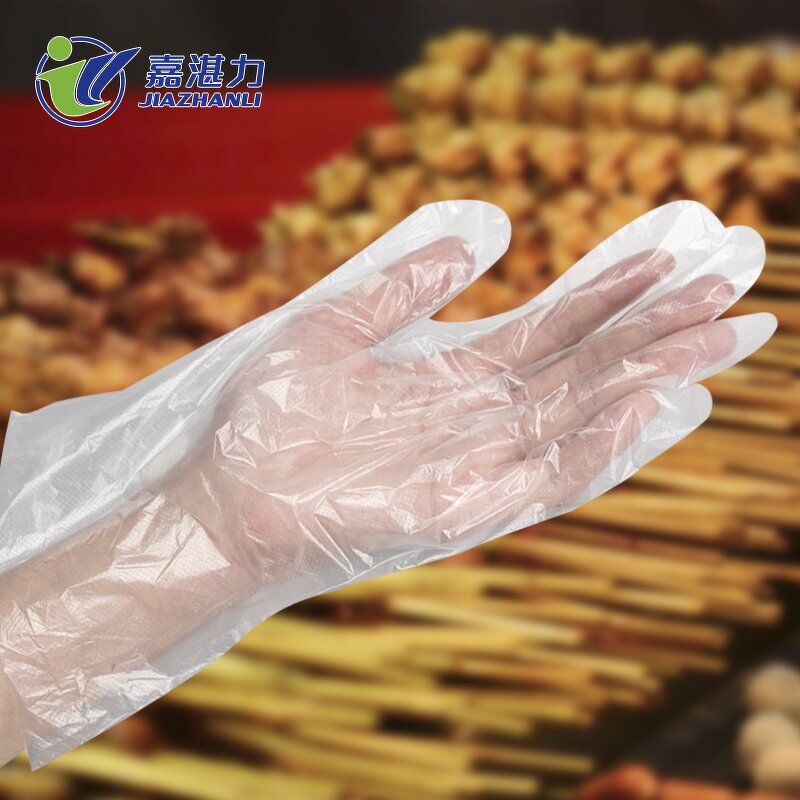PE Gloves Bulk - 100PCS Plastic Disposable HDPE