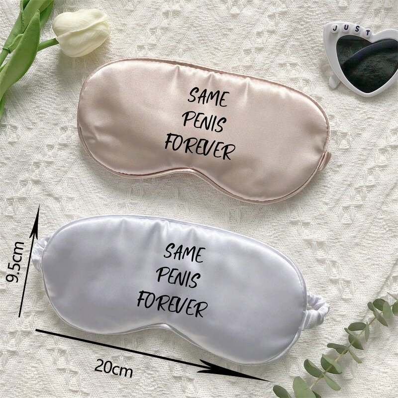 Sleep Mask Manufacturer - Bride Bachelorette Silk