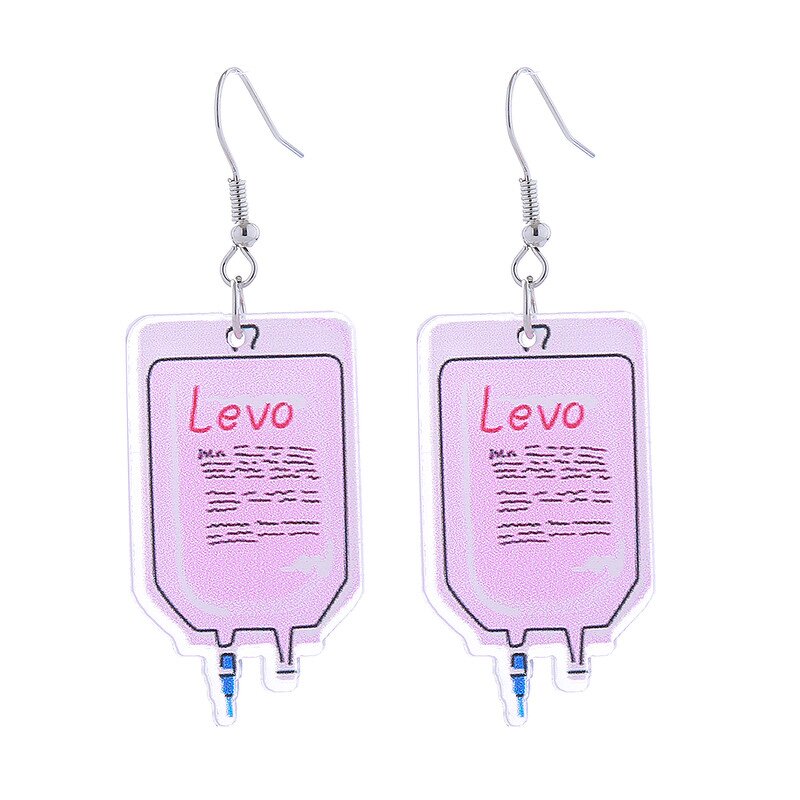 Nurse Earrings Manufacturer - Thermometer Design Acrylic