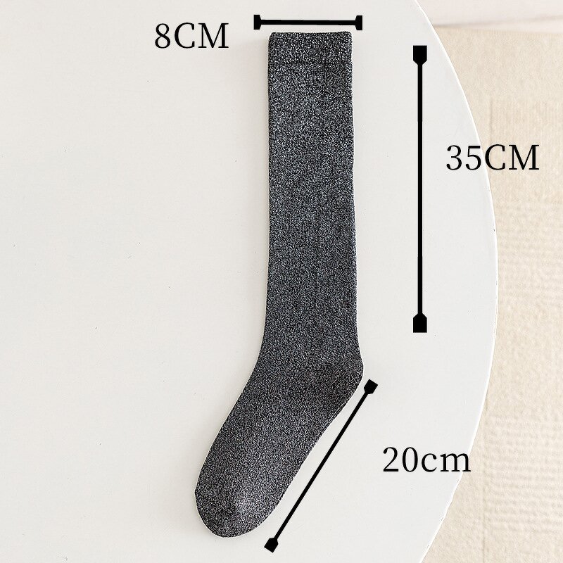 Women's Dress Socks Supplier - Glittery Calf Multi-Color