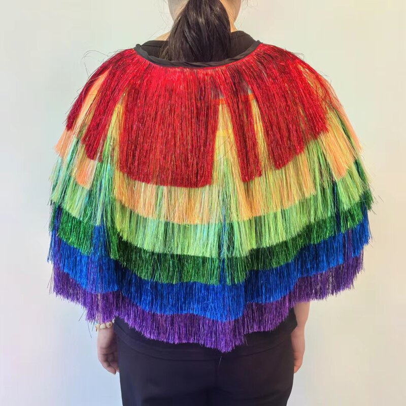 Pride Shawl Manufacturer - LGBTQ Tassel Tinsel