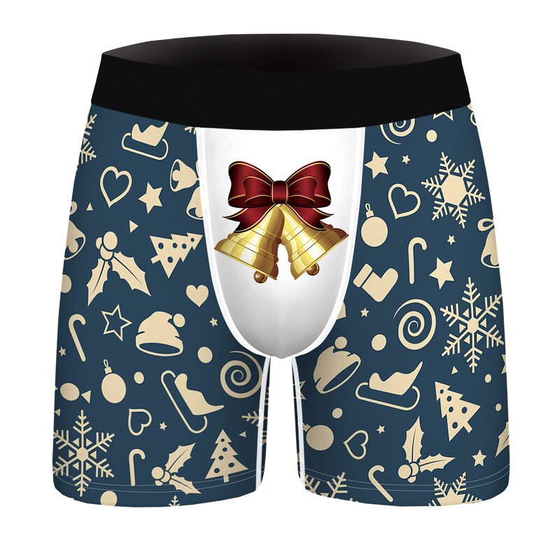 Men's Boxer Shorts Factory - Christmas 3D Print Custom