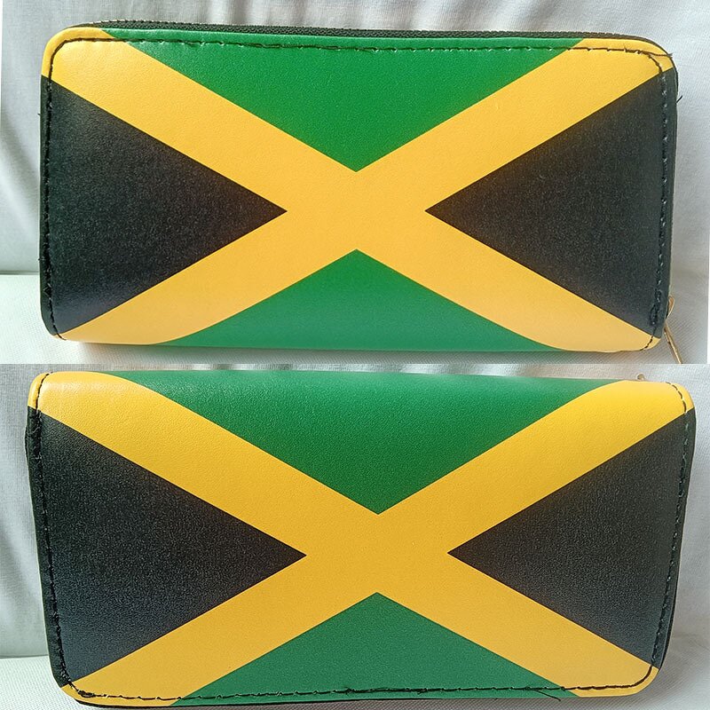 Faux Leather Wallet Manufacturer - Mexico Puerto Rico Flag Print