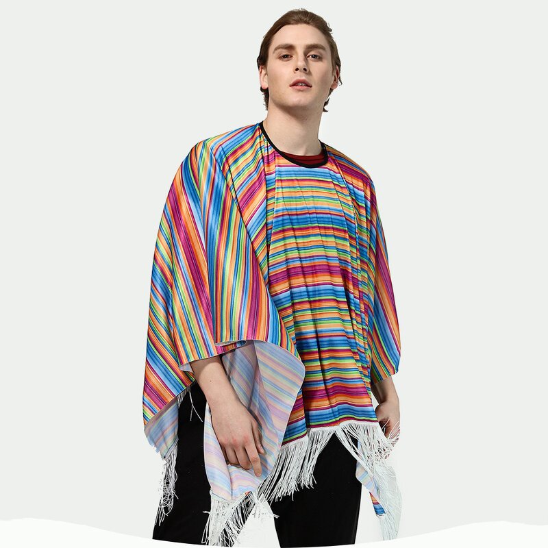 Mexican Poncho Supplier - Carnival Fringe Tassels Cosplay