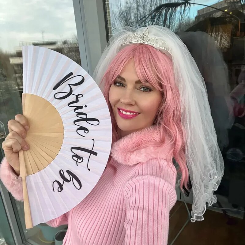 Wedding Fan Factory - Personalized Paper Bamboo Bride