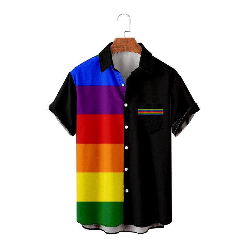Pride Shirt Manufacturer - LGBTQ Rainbow Flag Men's