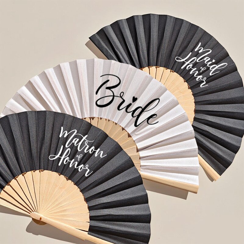 Wedding Fan Factory - Personalized Paper Bamboo Bride