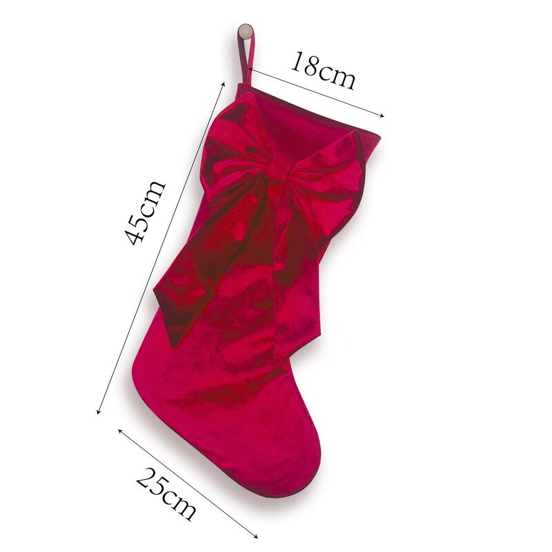 Christmas Stocking Supplier - Personalized Bow Embroidered