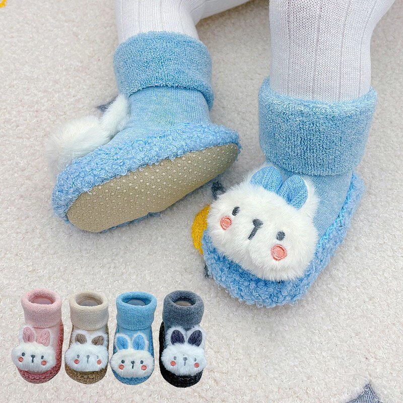 Baby Booties Supplier - 3D Cartoon Rabbit Anti-Skid