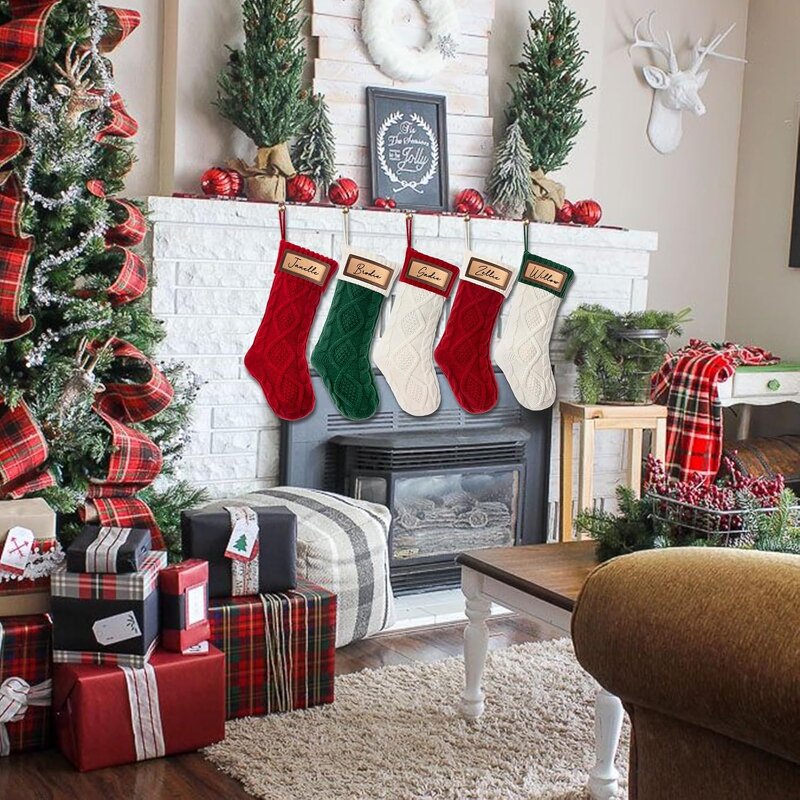 Christmas Stockings Manufacturer - 18 Inch Custom Name Leather