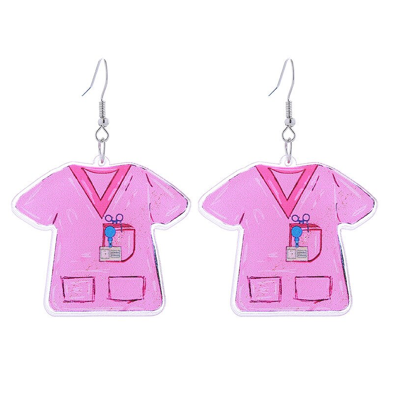 Nurse Earrings Manufacturer - Thermometer Design Acrylic
