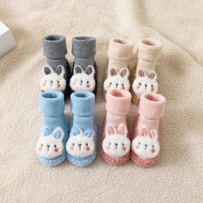 Baby Booties Supplier - 3D Cartoon Rabbit Anti-Skid