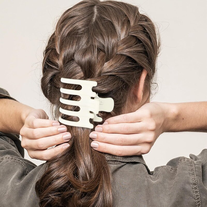 Hair Claw Clips Supplier - 3.54 Inch Curved Alligator