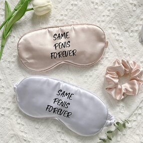 Sleep Mask Manufacturer - Bride Bachelorette Silk