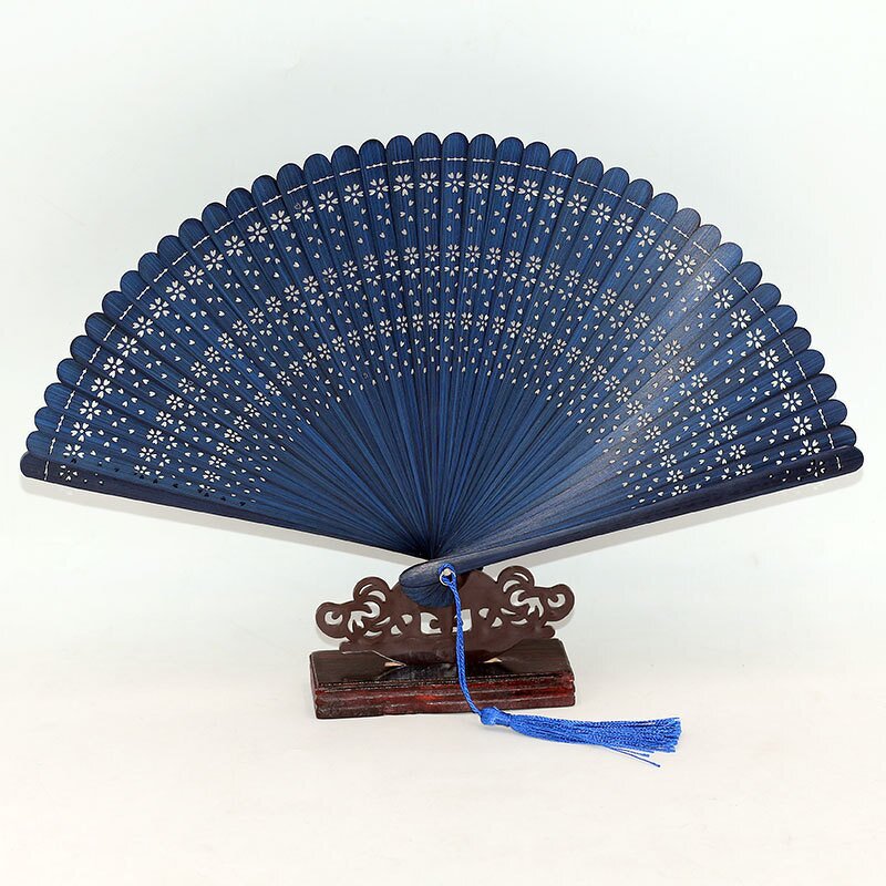 Folding Fan Manufacturer - Vintage Bamboo Hollow Carving