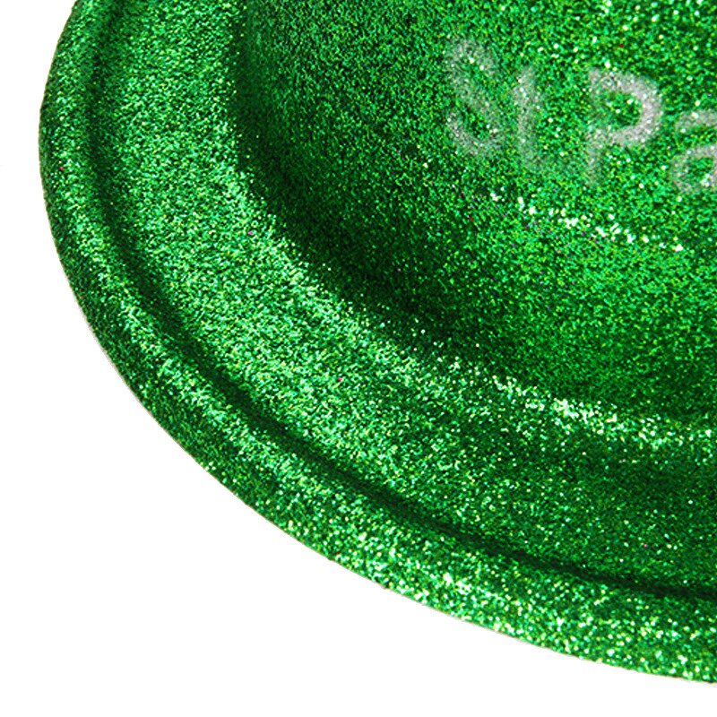 Top Hat Manufacturer - St.Patrick's Day Green Glitter