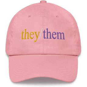 Pride Dad Hat Supplier - LGBTIQA+ Nonbinary Pronouns