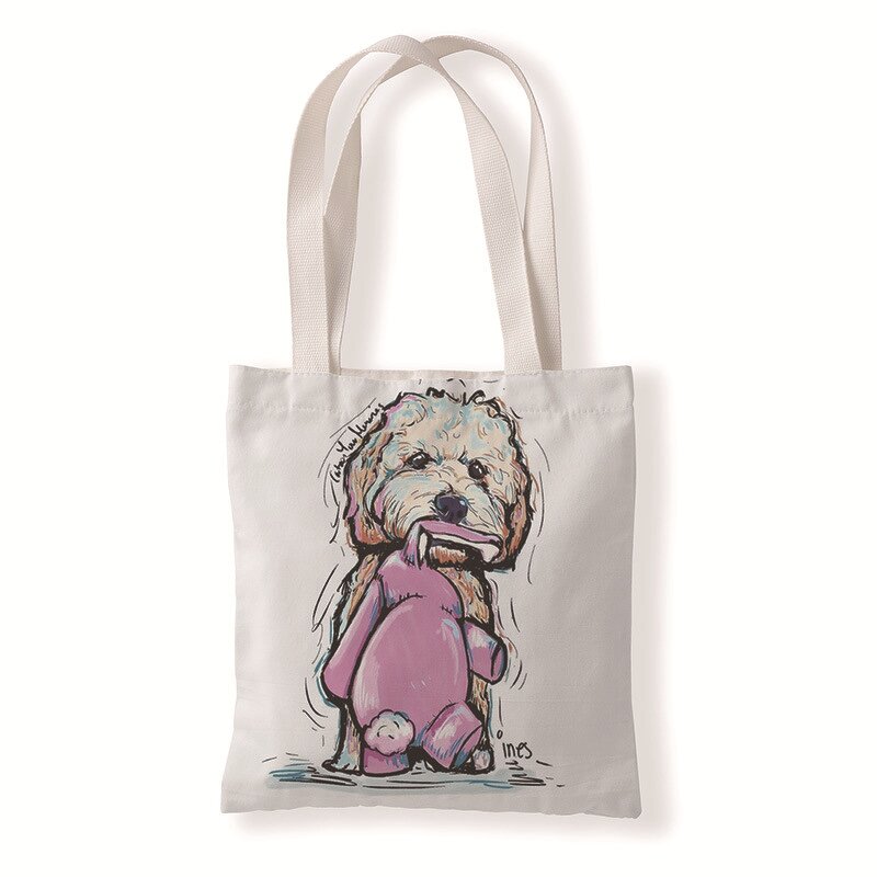Tote Bag Supplier - 2024 Basset Hound Watercolor Art