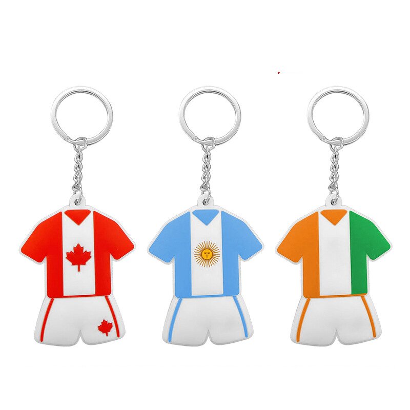 PVC Keychain Supplier - Custom 2026 Football Fan
