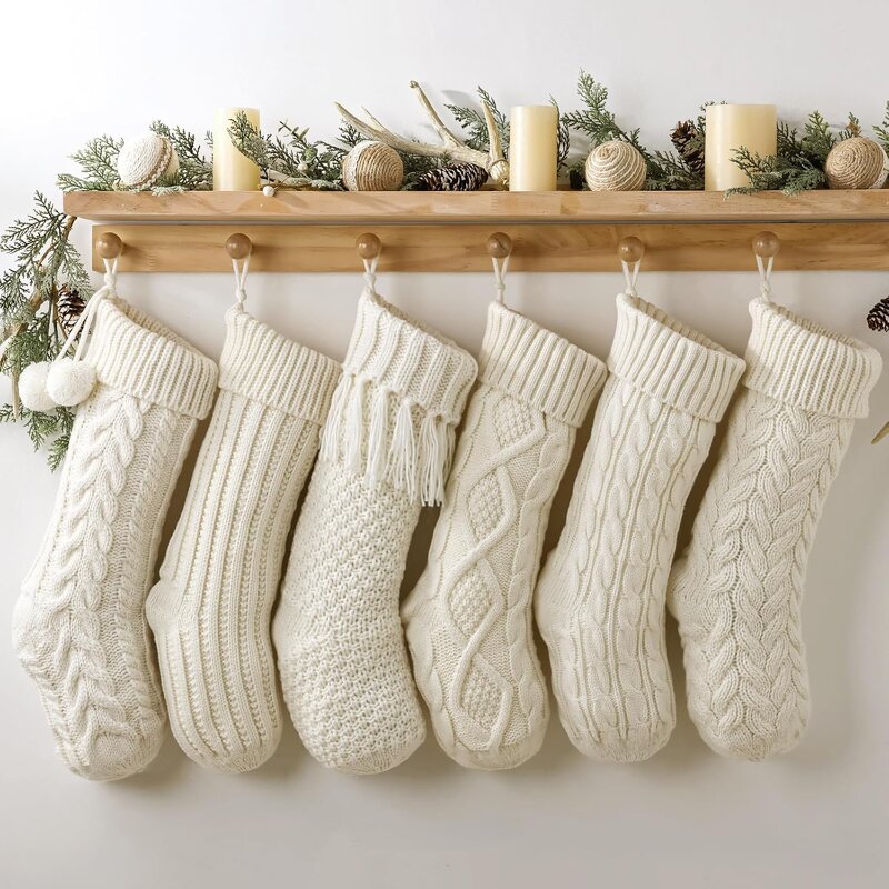 Christmas Stockings Factory - 18 Inch Cable Knit Personalized