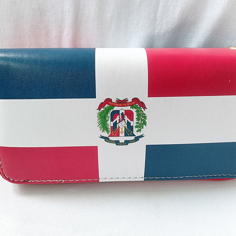 Faux Leather Wallet Manufacturer - Mexico Puerto Rico Flag Print