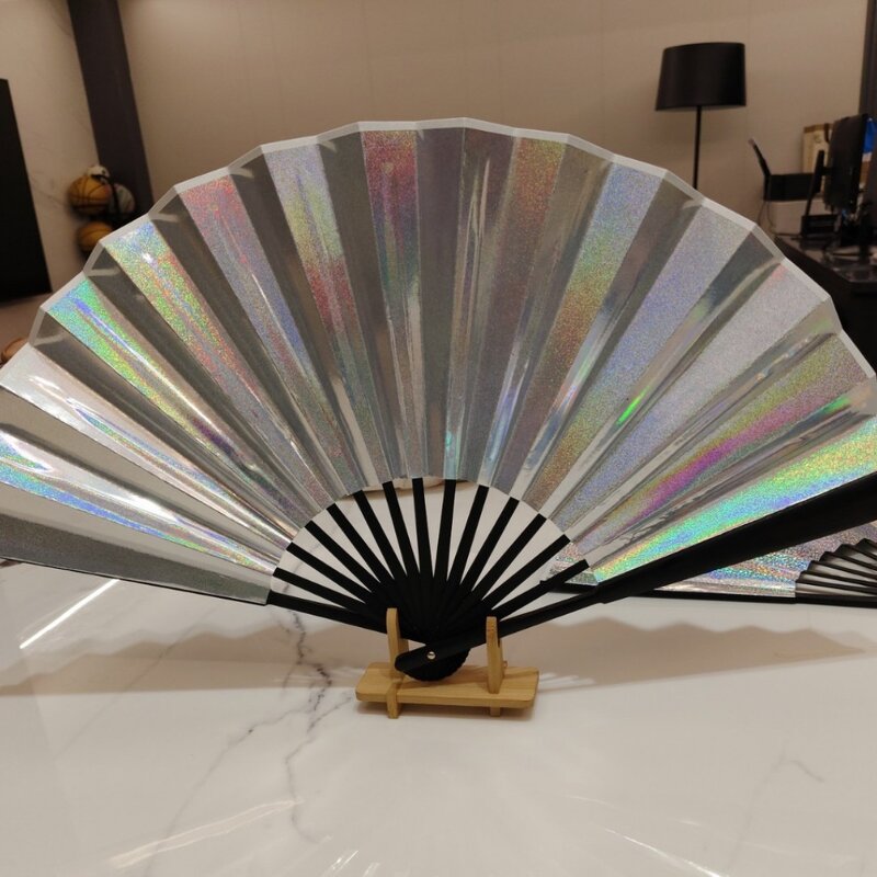 Rave Fan Supplier - Double Side Reflective Holographic