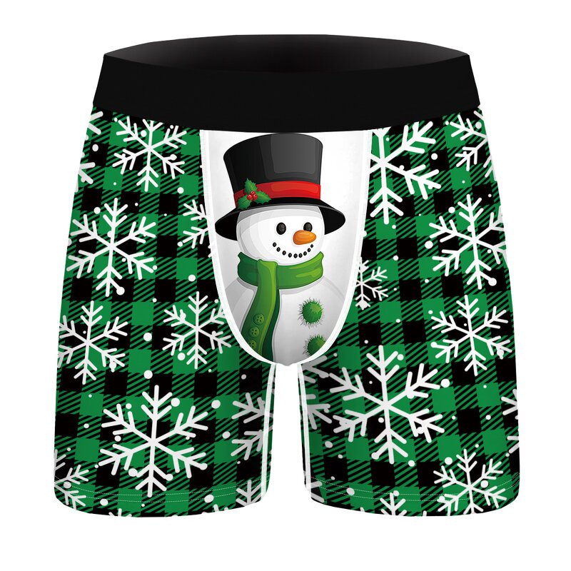 Men's Boxer Shorts Factory - Christmas 3D Print Custom