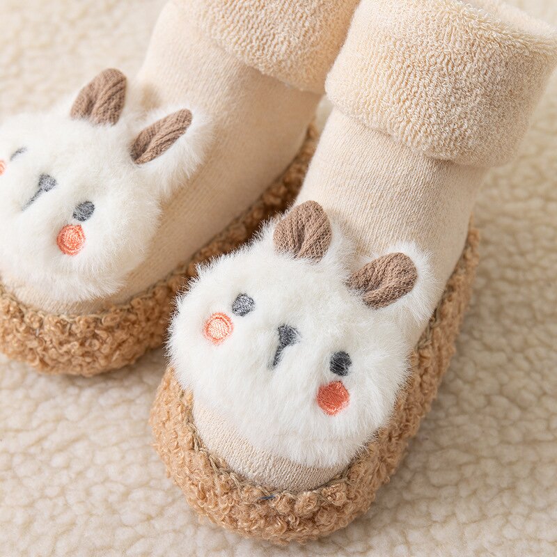 Baby Booties Supplier - 3D Cartoon Rabbit Anti-Skid