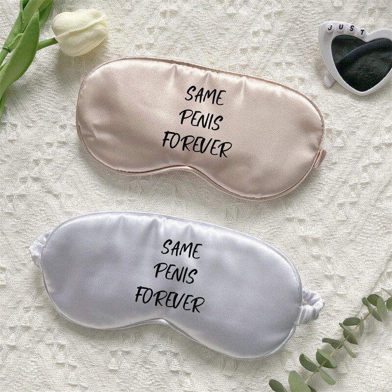 Sleep Mask Manufacturer - Bride Bachelorette Silk