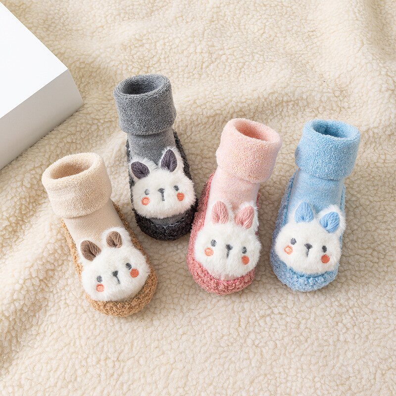 Baby Booties Supplier - 3D Cartoon Rabbit Anti-Skid