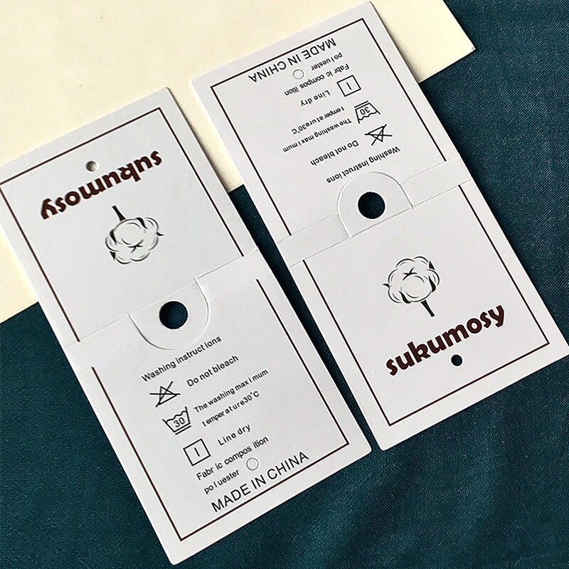 Socks Tags Manufacturer - Custom Paper Label Hang Tags