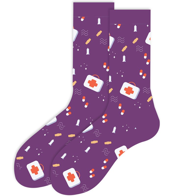 Custom Socks Manufacturer - Logo Printed Animal Fruit