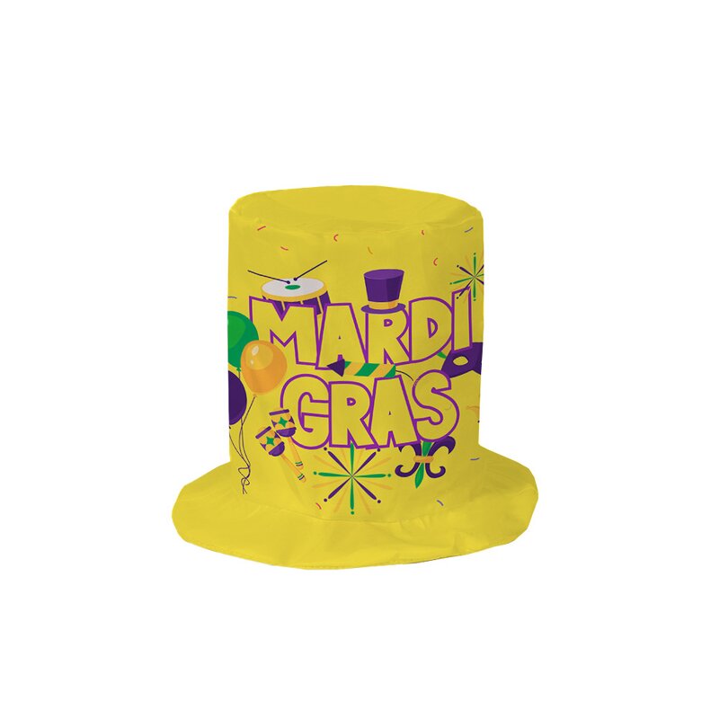Top Hat Factory - Custom Mardi Gras Fleur-de-Lis