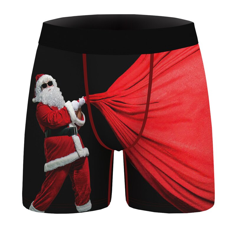 Men's Boxer Shorts Factory - Christmas 3D Print Custom