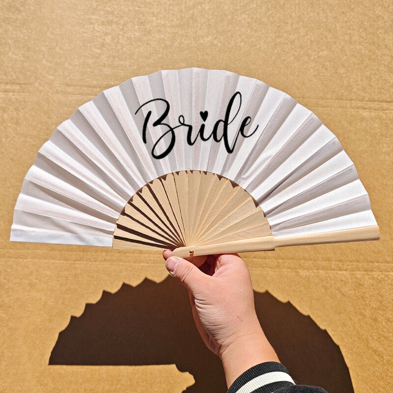Wedding Fan Factory - Personalized Paper Bamboo Bride