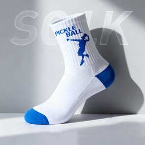 Pickleball Socks Supplier - Custom Jacquard Mid-Calf
