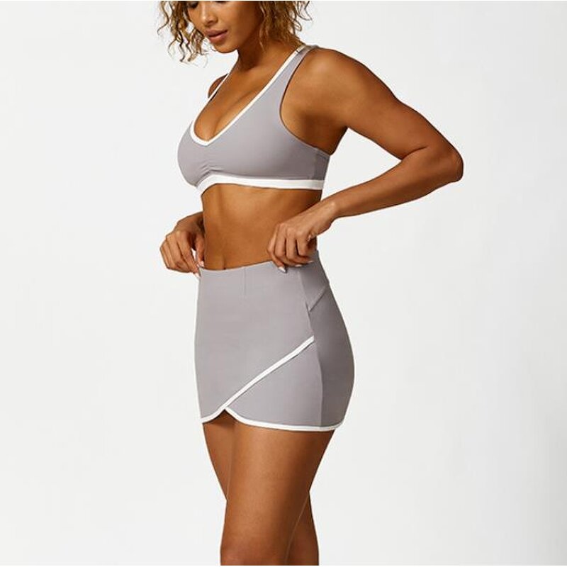 Women's Workout Sets Factory - 2 Piece Tennis Skort Tank