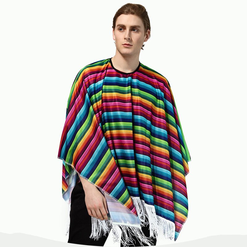 Mexican Poncho Supplier - Carnival Fringe Tassels Cosplay