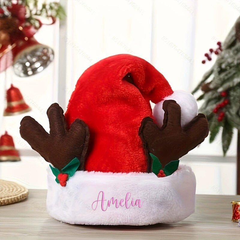Santa Hat Factory - Custom Plush Antler Christmas
