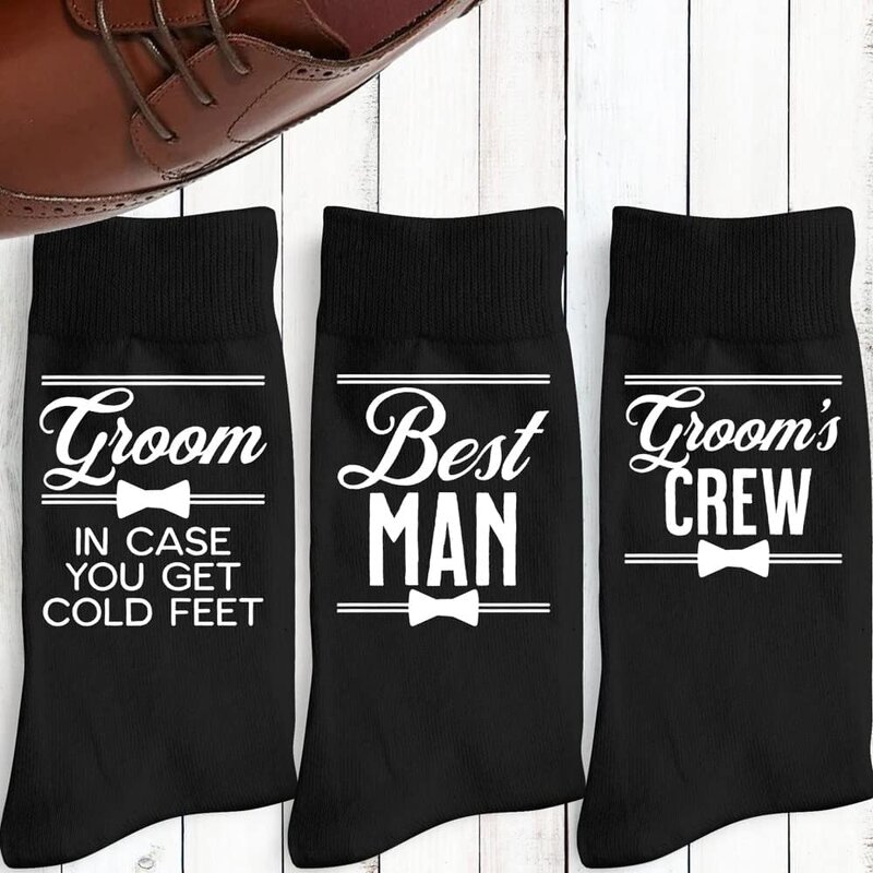 Groomsman Socks Manufacturer - Funny Proposal Gifts Cotton