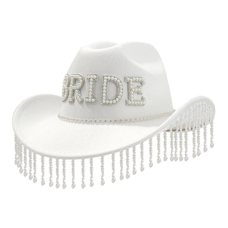 Bridal Cowboy Hat Factory - Western Bachelorette Pearl
