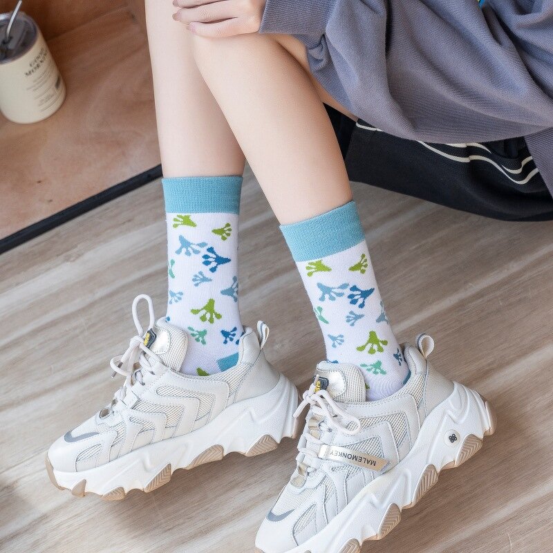 Women's Socks Supplier - Funny Frog Feet Pattern