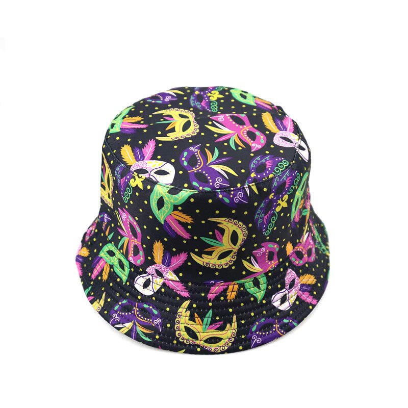 Bucket Hat Factory - Mardi Gras Printed Carnival