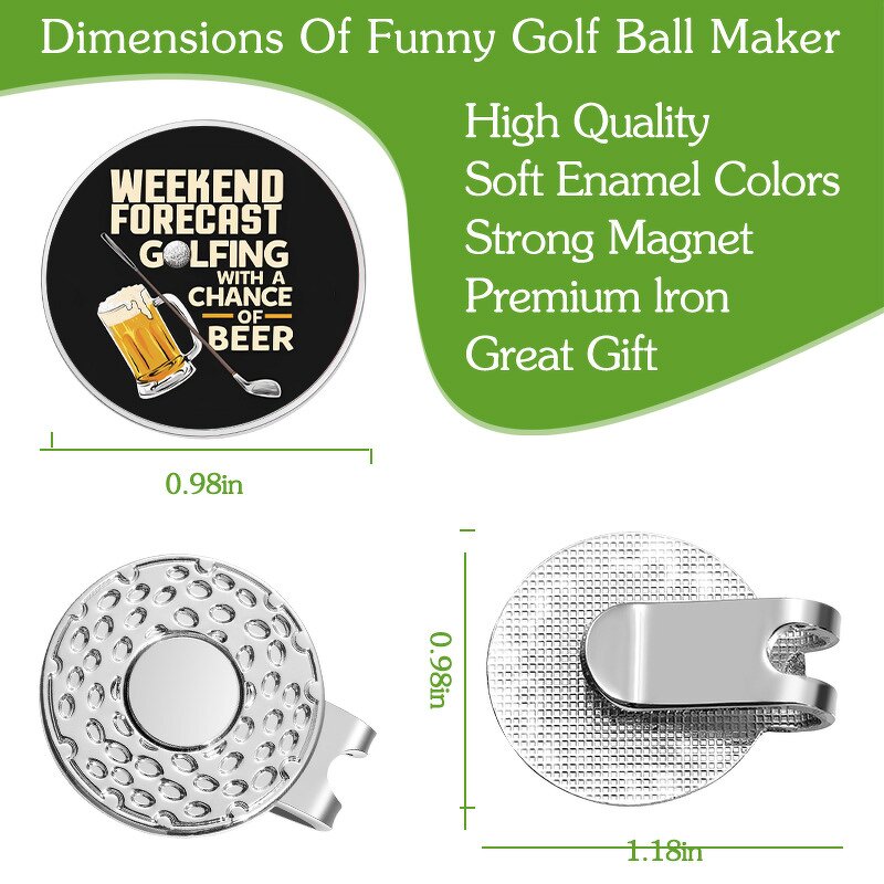 Golf Cap Clip Manufacturer - Magnetic Ball Marker Clip