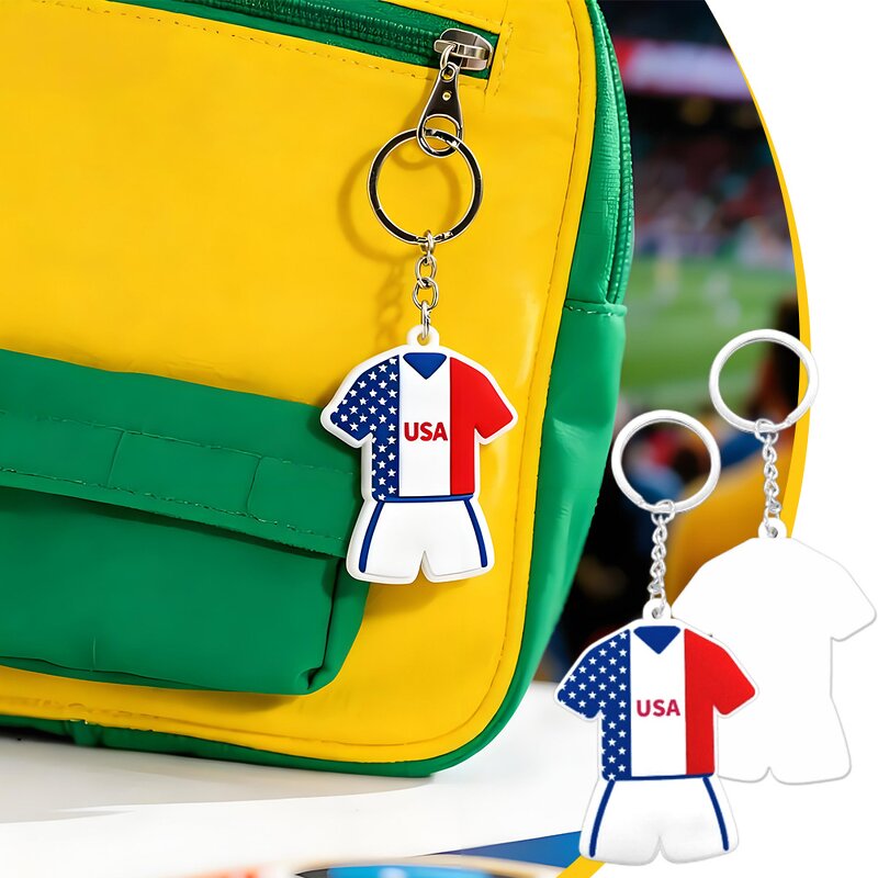 PVC Keychain Supplier - Custom 2026 Football Fan