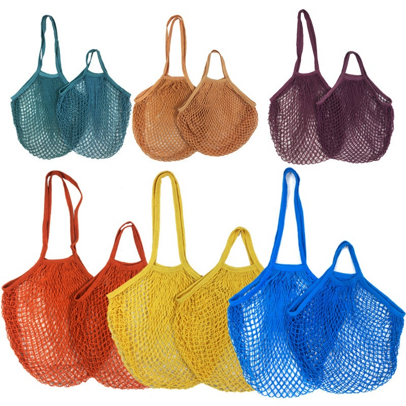Mesh Shopping Bag Manufacturer - Reusable Drawstring Cotton Net