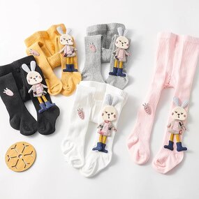 Kids Tights Supplier - Cute Rabbit Carrot Pantyhose