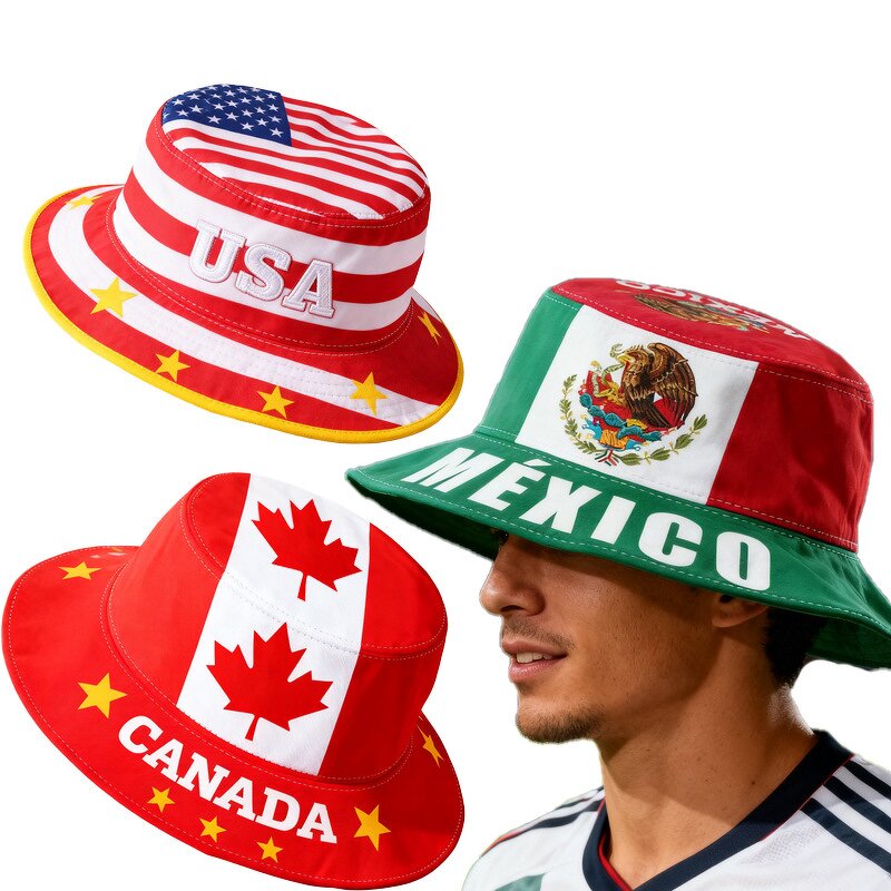 World Cup Bucket Hat Factory - 2026 National Flag Themed