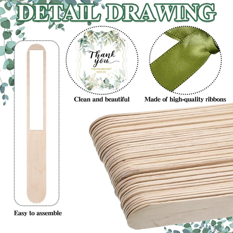 Wedding Hand Fans Supplier - 10pcs Thank You Bridesmaid