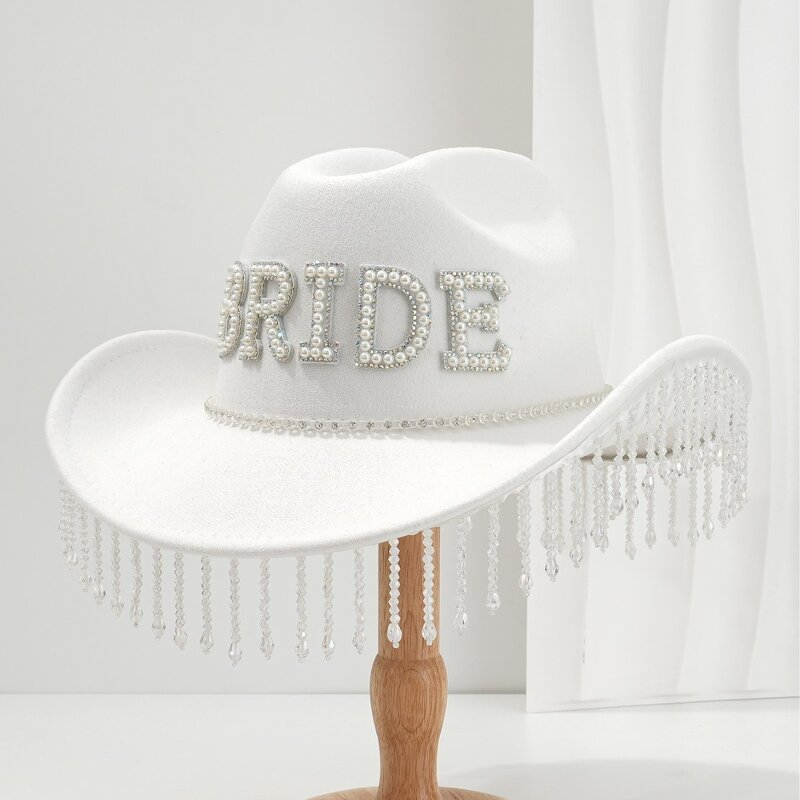 Bridal Cowboy Hat Factory - Western Bachelorette Pearl